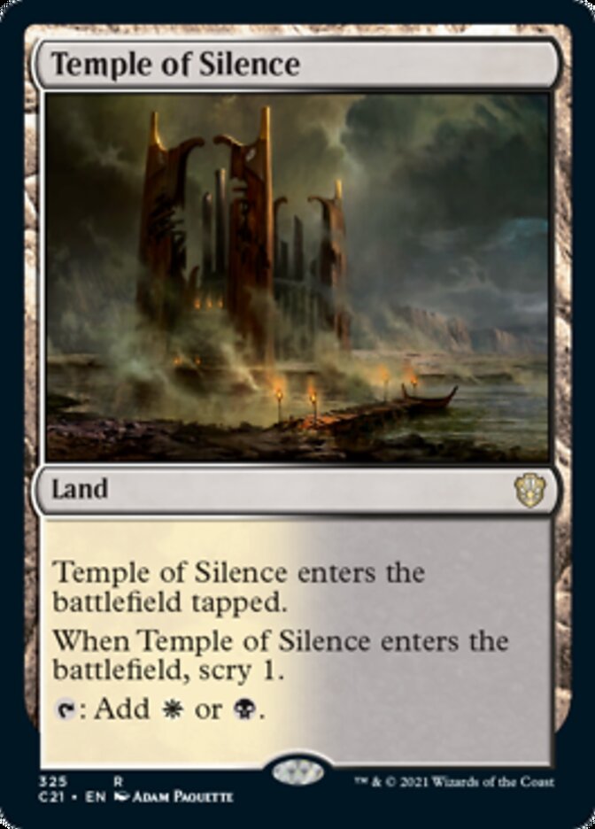 Temple of Silence [Commander 2021] | Devastation Store