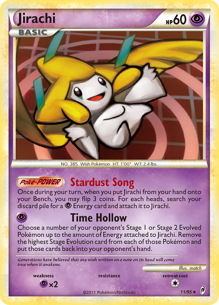 Jirachi (11/95) [HeartGold & SoulSilver: Call of Legends] | Devastation Store