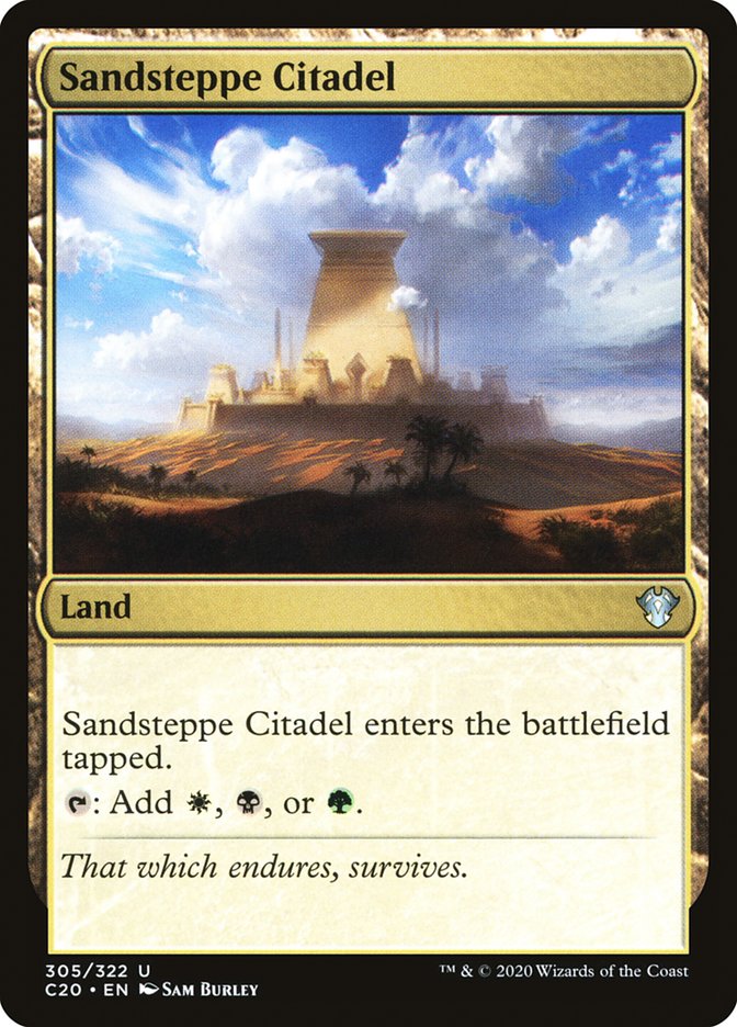 Sandsteppe Citadel [Commander 2020] | Devastation Store