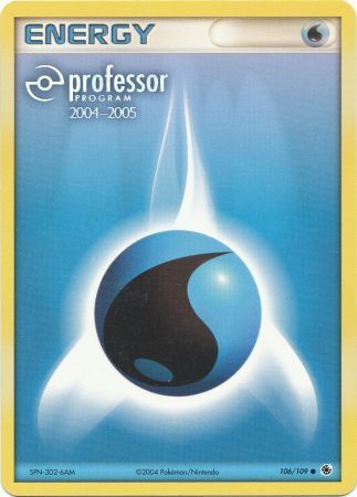 Water Energy (106/109) (2004 2005) [Professor Program Promos] | Devastation Store