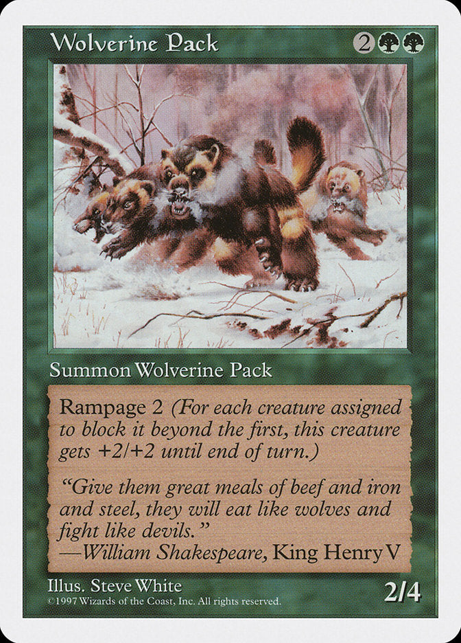 Wolverine Pack [Fifth Edition] | Devastation Store