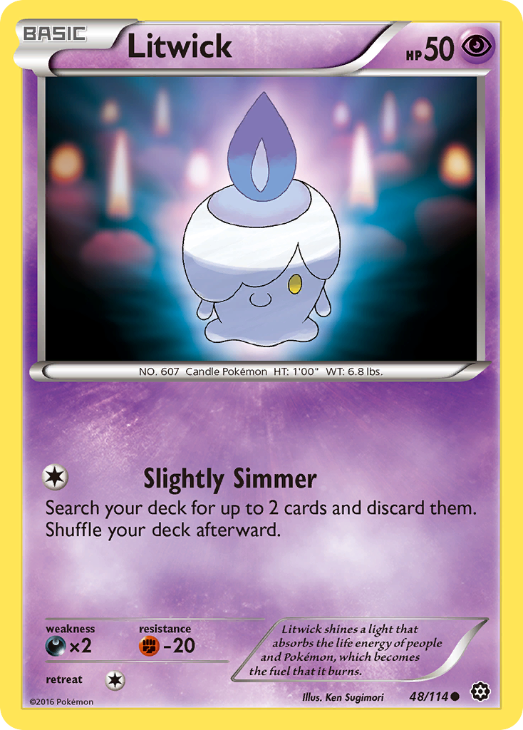 Litwick (48/114) [XY: Steam Siege] | Devastation Store