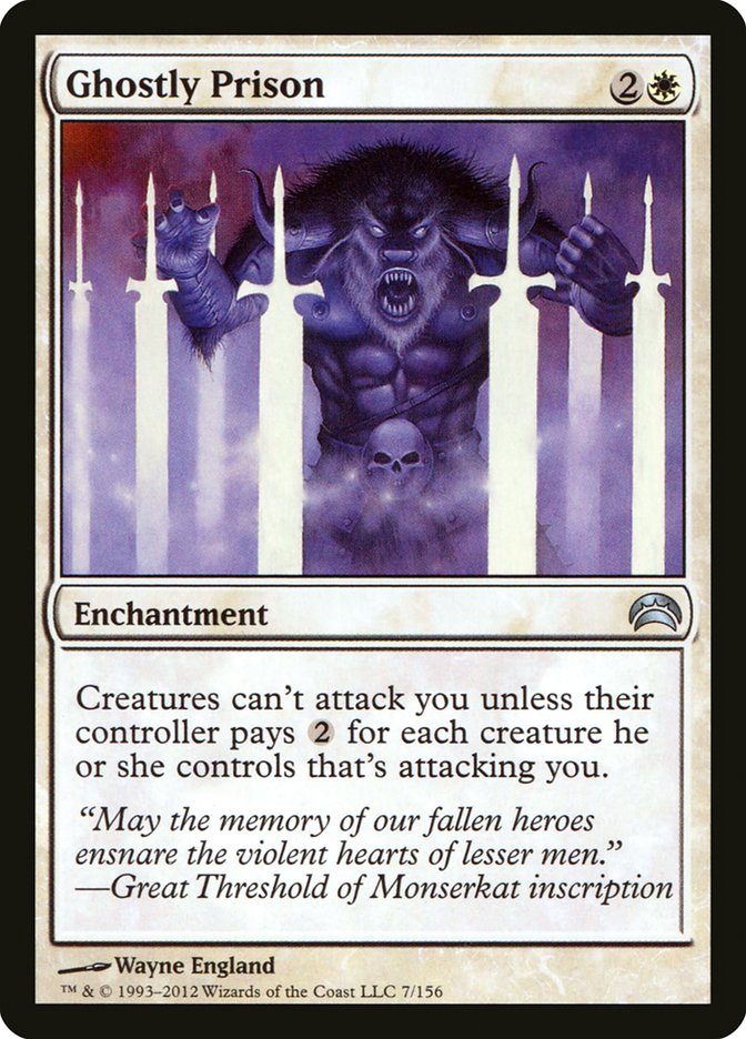 Ghostly Prison [Planechase 2012] | Devastation Store