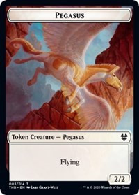 Pegasus // Satyr Double-sided Token [Theros Beyond Death Tokens] | Devastation Store