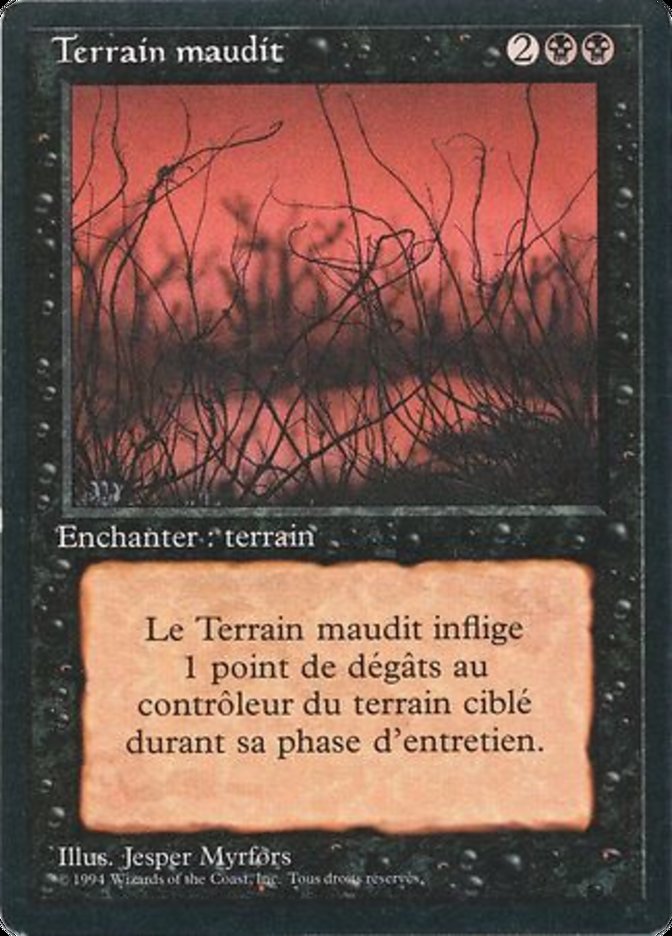 Cursed Land [Foreign Black Border] | Devastation Store