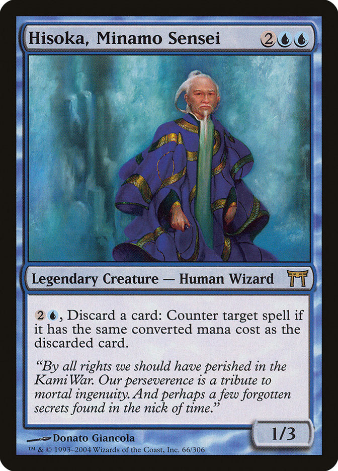 Hisoka, Minamo Sensei [Champions of Kamigawa] | Devastation Store