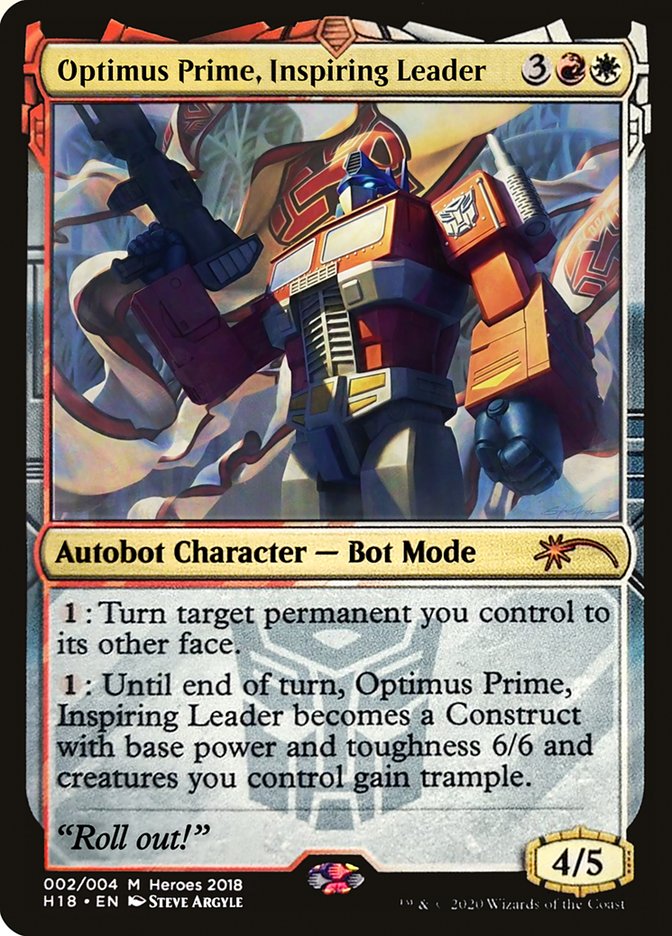 Optimus Prime, Inspiring Leader [Heroes of the Realm 2018] | Devastation Store