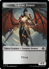 Map // Vampire Demon Double-Sided Token [The Lost Caverns of Ixalan Tokens] | Devastation Store