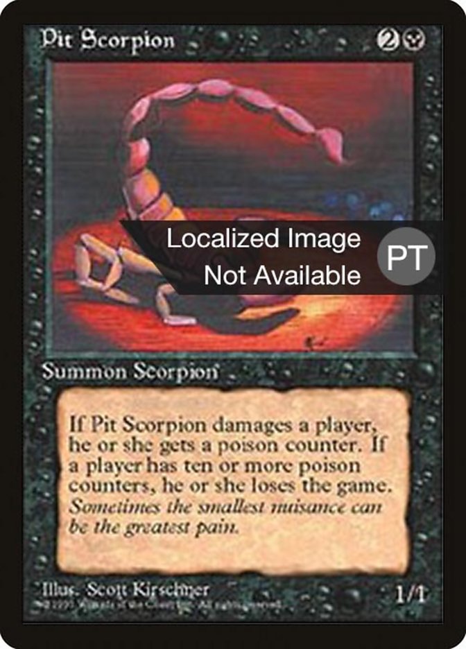 Pit Scorpion [Fourth Edition (Foreign Black Border)] | Devastation Store