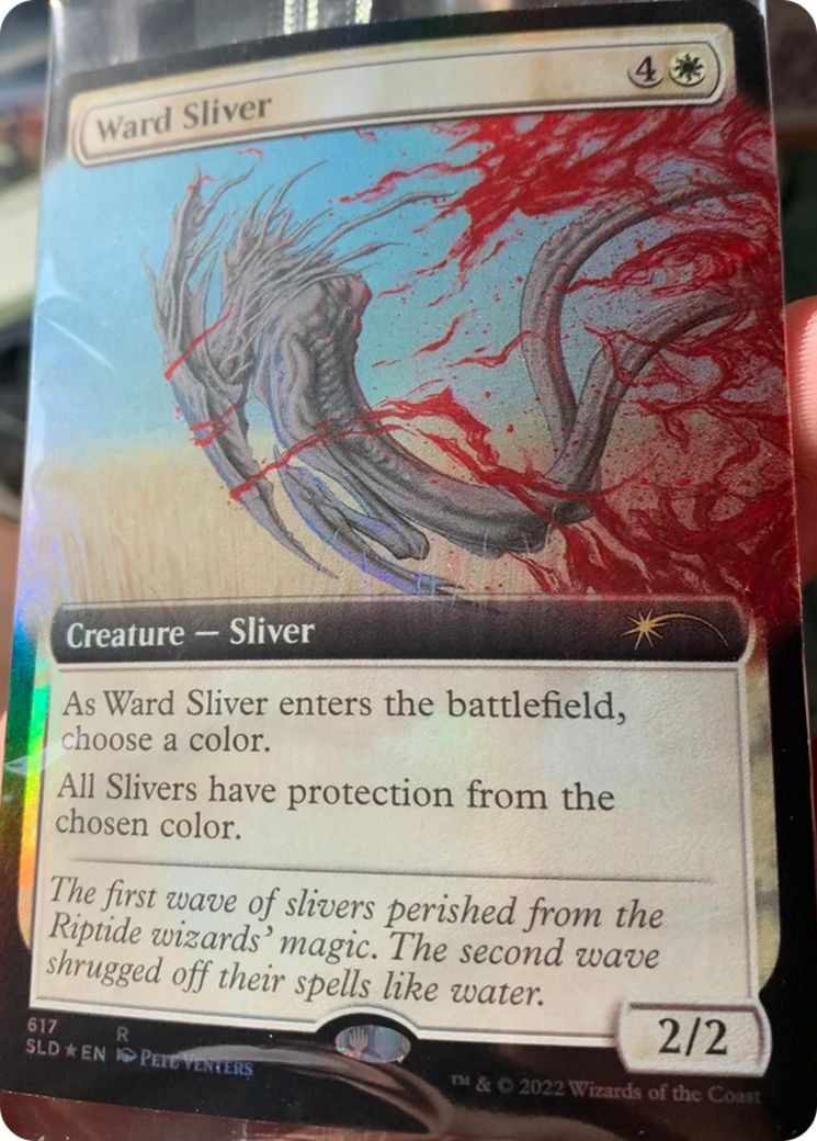 Ward Sliver (Extended Art) [Secret Lair Drop Promos] | Devastation Store