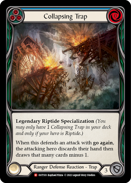 Collapsing Trap [OUT103] (Outsiders)  Rainbow Foil | Devastation Store