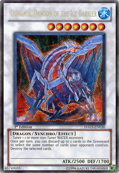 Gungnir, Dragon of the Ice Barrier [HA03-EN030] Secret Rare | Devastation Store