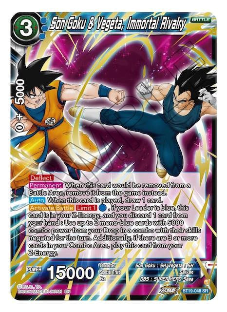 Son Goku & Vegeta, Immortal Rivalry (BT19-048) [Fighter's Ambition] | Devastation Store