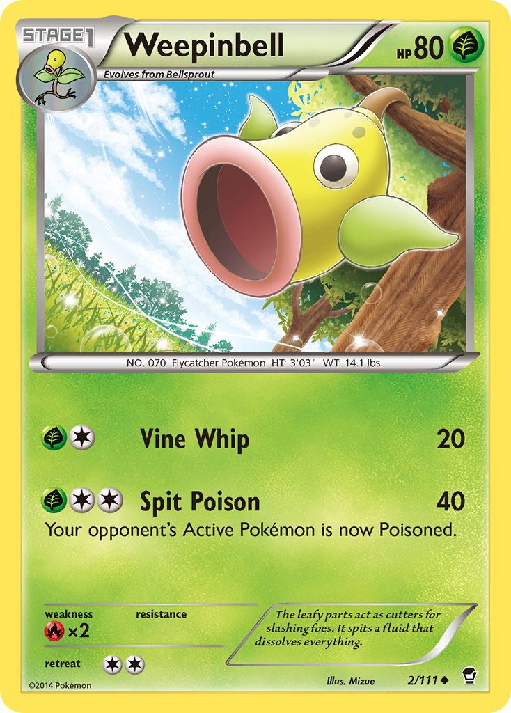 Weepinbell (2/111) [XY: Furious Fists] | Devastation Store