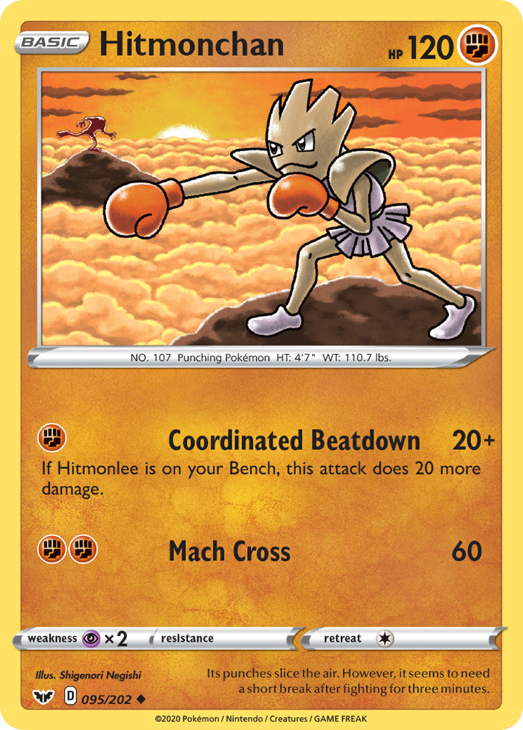 Hitmonchan (095/202) [Sword & Shield: Base Set] | Devastation Store