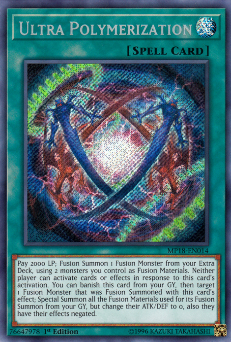 Ultra Polymerization [MP18-EN014] Secret Rare | Devastation Store