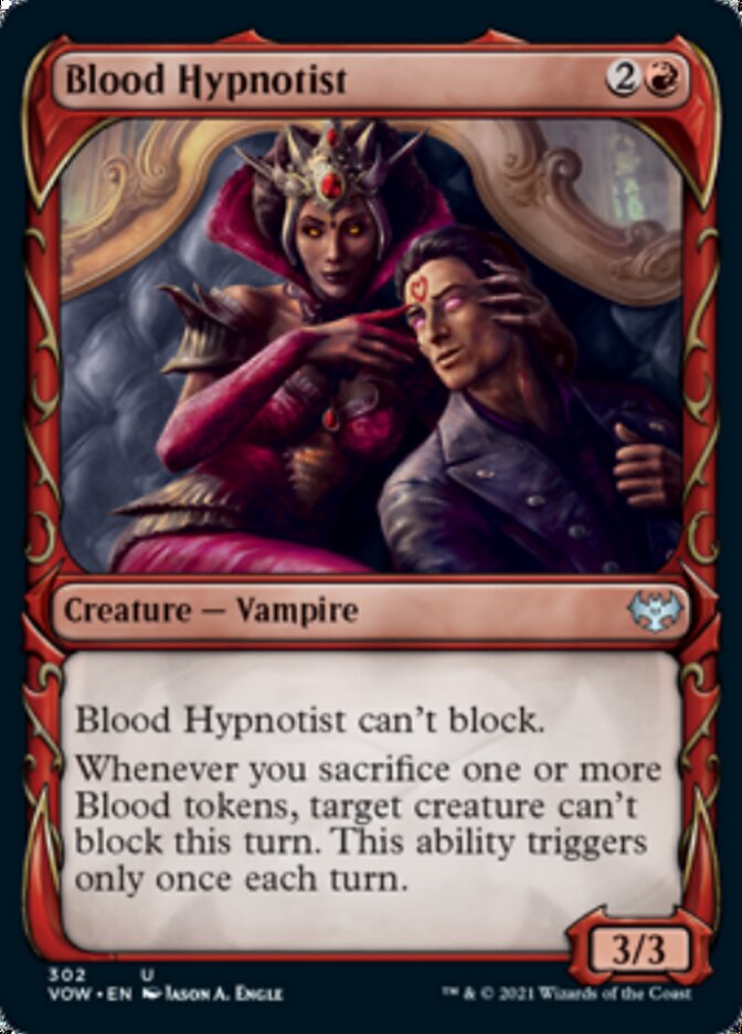 Blood Hypnotist (Showcase Fang Frame) [Innistrad: Crimson Vow] | Devastation Store
