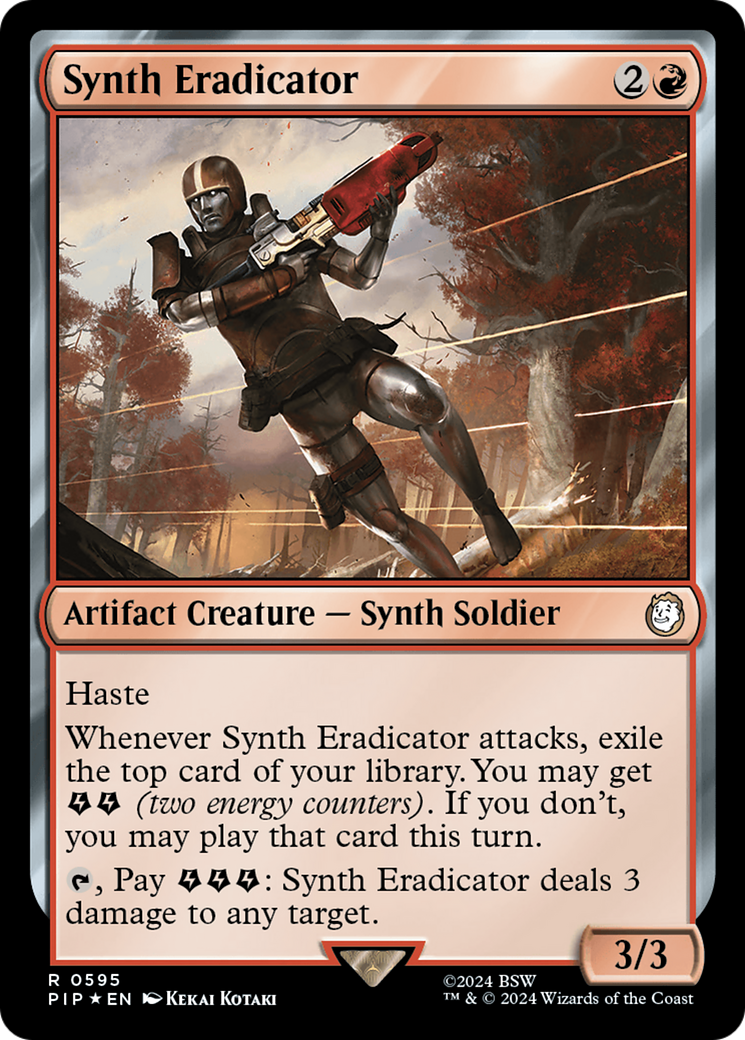 Synth Eradicator (Surge Foil) [Fallout] | Devastation Store