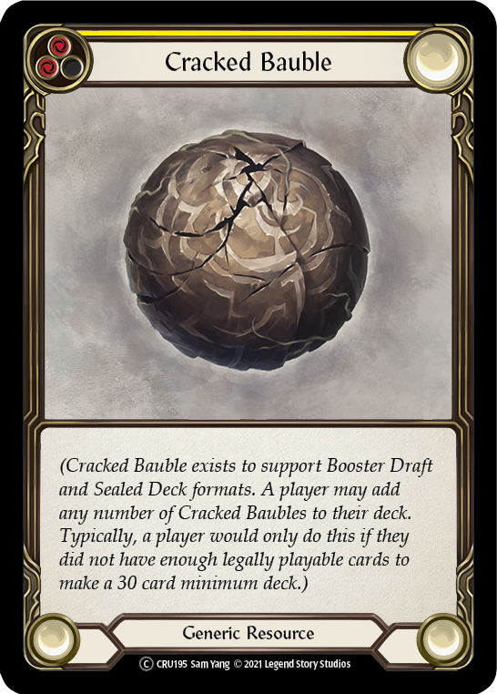Cracked Bauble (Rainbow Foil) [CRU195-RF] Unlimited Rainbow Foil | Devastation Store