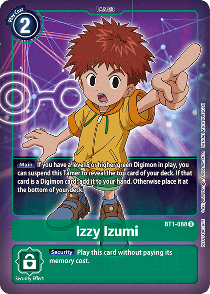 Izzy Izumi [BT1-088] (Buy-A-Box Promo) [Release Special Booster Ver.1.0 Promos] | Devastation Store