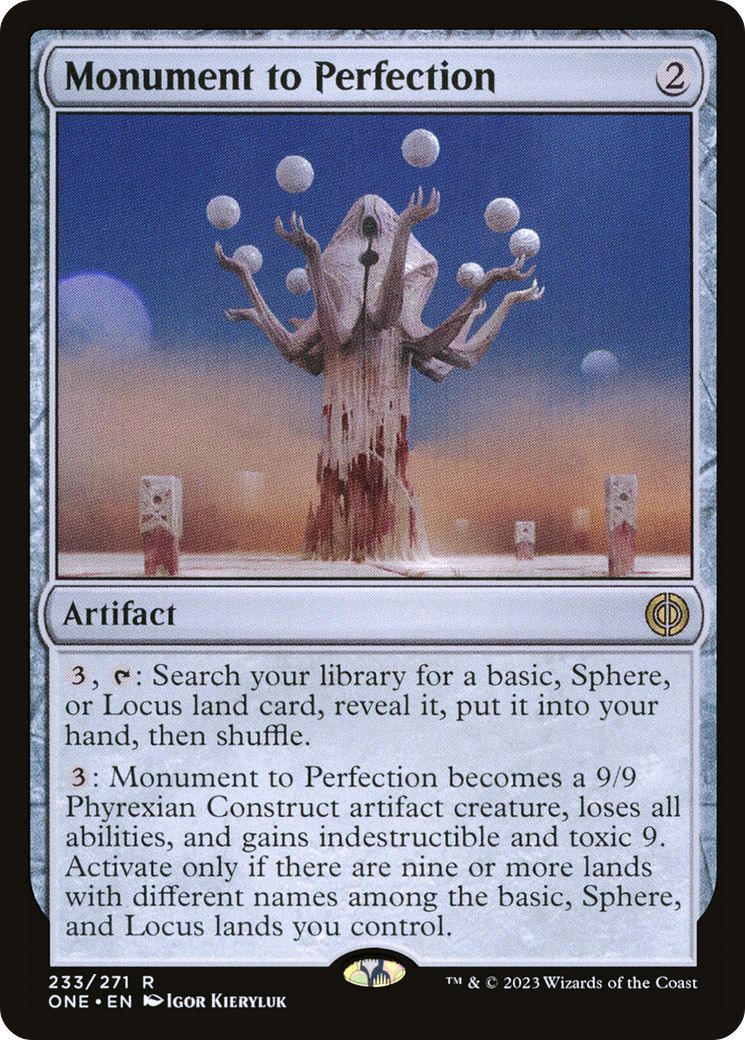 Monument to Perfection [Phyrexia: All Will Be One] | Devastation Store