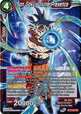 Son Goku, Divine Presence (BT14-005) [Cross Spirits] | Devastation Store