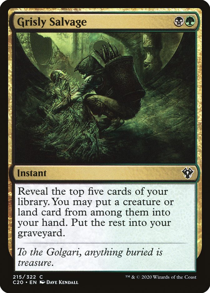 Grisly Salvage [Commander 2020] | Devastation Store