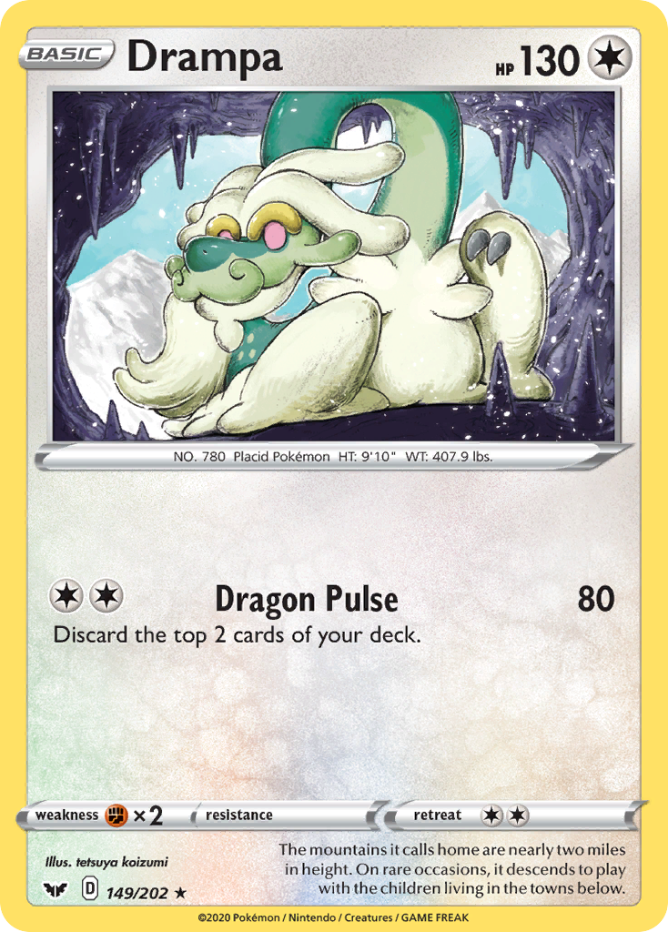 Drampa (149/202) [Sword & Shield: Base Set] | Devastation Store