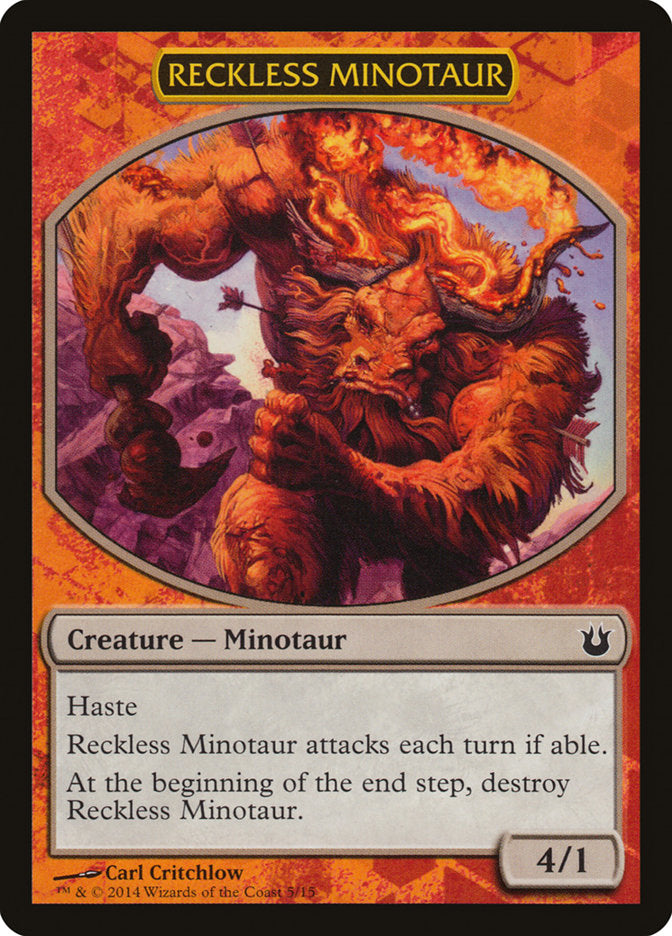 Reckless Minotaur [Born of the Gods Battle the Horde] | Devastation Store