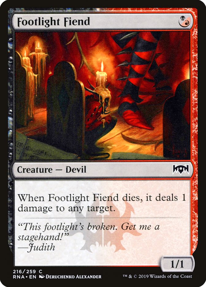 Footlight Fiend [Ravnica Allegiance] | Devastation Store
