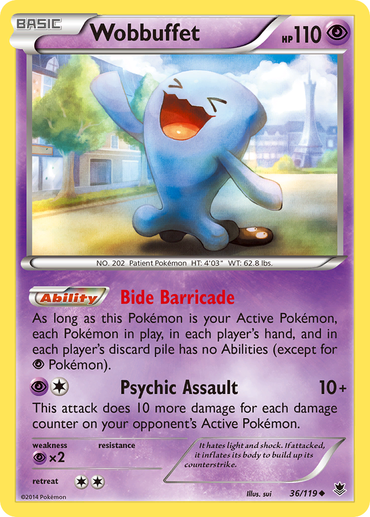 Wobbuffet (36/119) [XY: Phantom Forces] | Devastation Store