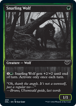 Snarling Wolf (486) [Innistrad: Double Feature] | Devastation Store