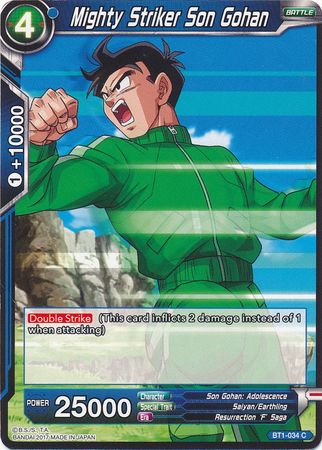 Mighty Striker Son Gohan [BT1-034] | Devastation Store