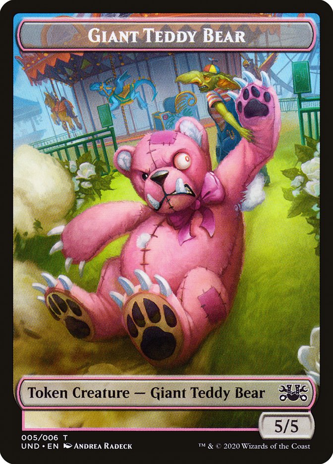 Goblin // Giant Teddy Bear Double-sided Token [Unsanctioned Tokens] | Devastation Store