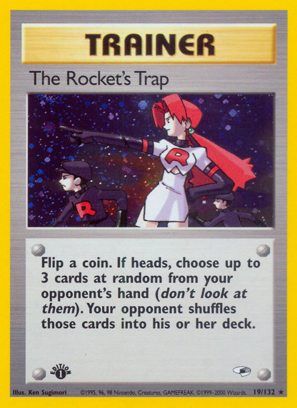 The Rocket's Trap (19/132) [Gym Heroes 1st Edition] | Devastation Store