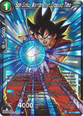 Son Goku, Warrior That Crossed Time (BT10-038) [Rise of the Unison Warrior 2nd Edition] | Devastation Store