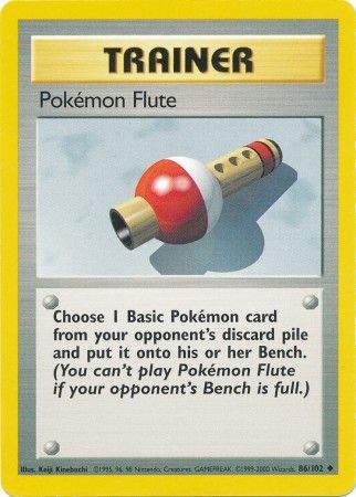 Pokemon Flute (86/102) [Base Set Unlimited] | Devastation Store