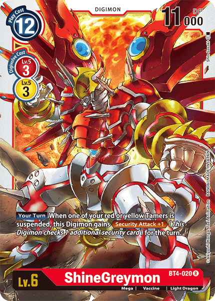 ShineGreymon [BT4-020] [Great Legend] | Devastation Store