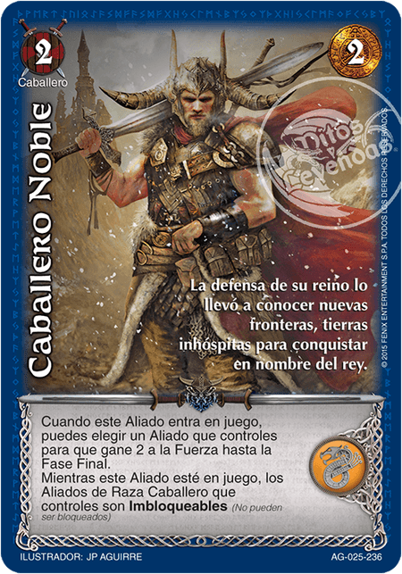(AG-025-236) Caballero Noble – Real - Devastation Store | Devastation Store