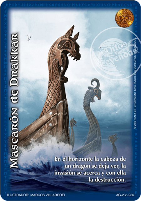 (AG-235-236) Mascarón de Drakkar – Sin Frecuencia - Devastation Store | Devastation Store