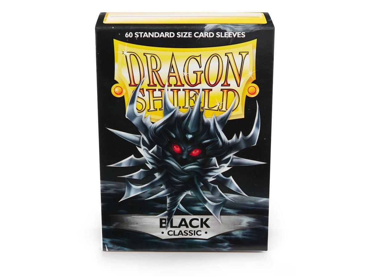Dragon Shield Classic Sleeve - Black ‘Locus’ 60ct - Devastation Store | Devastation Store