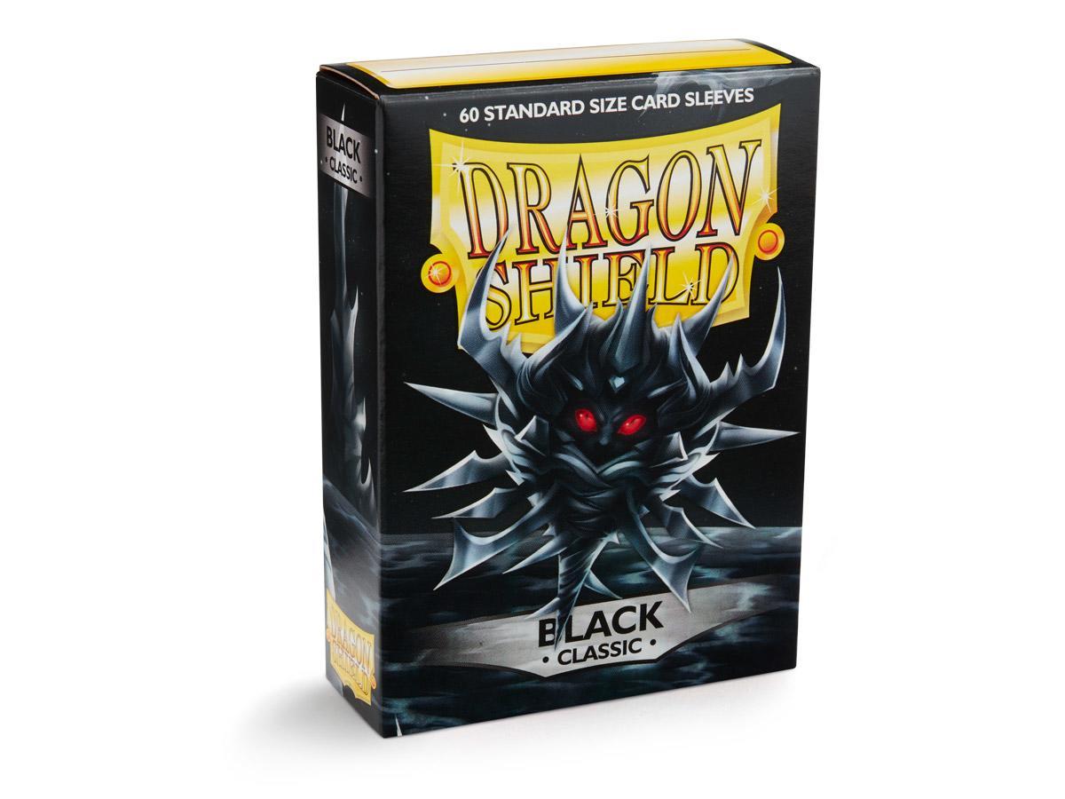 Dragon Shield Classic Sleeve - Black ‘Locus’ 60ct - Devastation Store | Devastation Store