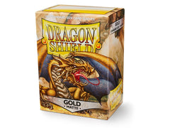 Dragon Shield Matte Sleeve - Gold ‘Gygex’ 100ct - Devastation Store | Devastation Store