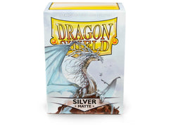 Dragon Shield Matte Sleeve - Silver ‘Caelum’ 100ct - Devastation Store | Devastation Store