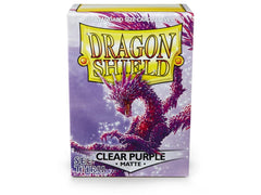 Dragon Shield Matte Sleeve - Clear Purple ‘Racan’ 100ct - Devastation Store | Devastation Store
