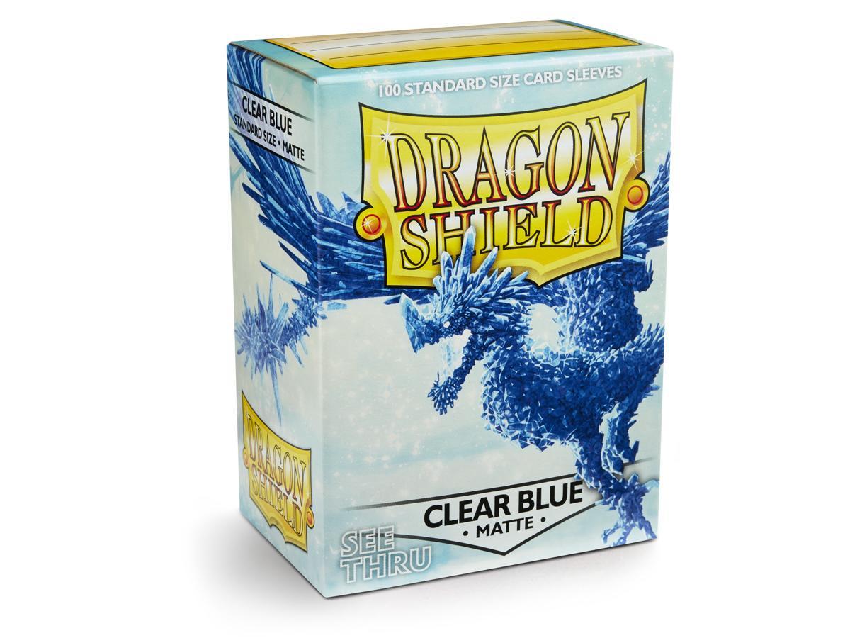 Dragon Shield Matte Sleeve - Clear Blue ‘Celeste’ 100ct - Devastation Store | Devastation Store
