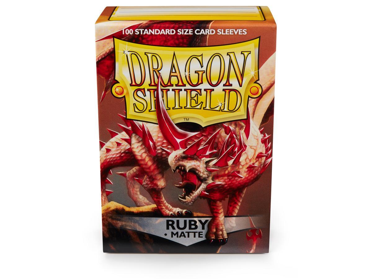 Dragon Shield Matte Sleeve - Ruby ‘Rubis’ 100ct - Devastation Store | Devastation Store
