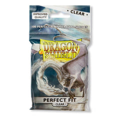 Dragon Shield Perfect Fit Sleeve - Clear ‘Sanctus’ 100ct - Devastation Store | Devastation Store