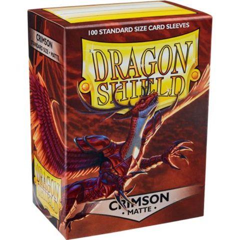 Dragon Shield Matte Sleeve - Crimson ‘Logi’ 100ct - Devastation Store | Devastation Store
