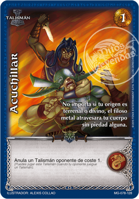 (MG-078-128) Acuchillar – Cortesano - Devastation Store | Devastation Store